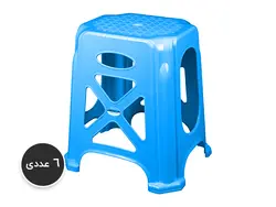 پک 6 عددی چهارپایه 50 سانت کد 1017