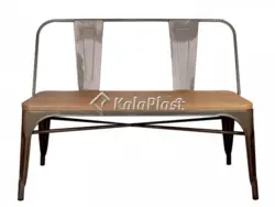 نیمکت پایه فلزی با رویه pvc تولیکس