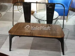 نیمکت پایه فلزی با رویه pvc تولیکس