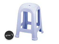 پک 6 عددی چهارپایه پلاستیکی کد 838
