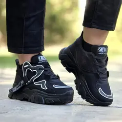 کفش کالج  راحتی زنانه  دخترانه قلبی مدل پرفروش  جیر ارسال درب منزل