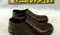 هدیه روز پدر کفش مجلسی مردانه چرم طبیعی  تبریز زیره پیو طبی صدرصد کیفیت عالی قهوه ایی