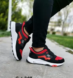 تخفیف این هفته قیمت تولید خرید تکی کفش کتونی  اسپرت مردانه 361 نایک  راحت زیره پیو رویه فابیلاک قرمز 3411