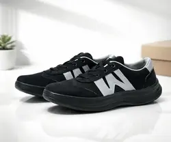 کفش اسپرت مردانه فوق العاده شیک و راحت مخصوص پیاده روی مدل اسچیکرز رنگ طوسی