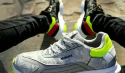 کفش اسپرت مردانه فوق العاده شیک و راحت مدل نبوک رنگ طوسی