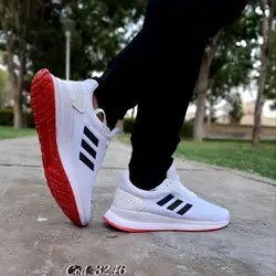 کفش اسپرت مردانه ادیداس فوق العاده شیک و راحت زیره طبی مشکی نارنجی