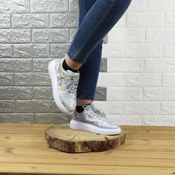 خرید کفش شیک کتونی اسپرت زنانه دخترانه زنانه مدل قلبی زنجیری زیره پیو راحت طوسی روشن سبز