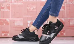 خرید کفش کتونی اسپرت مدل کراش زنانه دخترانه مشکی صورتی