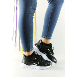 کفش کتونی اسپرت زنانه دخترانه مشکی بنفش