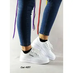 کفش ونس  کتونی اسپرت زنانه دخترانه زنانه سفید