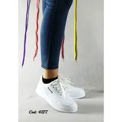 کفش ونس  کتونی اسپرت زنانه دخترانه زنانه سفید