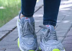 کفش کتونی اسپرت زنانه دخترانه زنانه مدل نبوک پتینه طوسی  NUBIKK