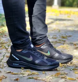 کفش کتونی اسپرت مدل ادیداس زیره کپسولی اسپرت مردانه و پسرانه جدید مشکی تمام  با ارسال رایگان 3605