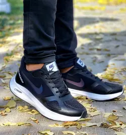 جدیدترین کفش کتونی اسپرت مدل ادیداس زیره کپسولی اسپرت مردانه و پسرانه مشکی نایک هلوگرامی با ارسال رایگان 3603