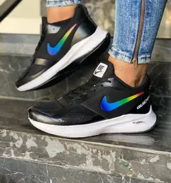 کفش کتونی اسپرت مدل نایک زیره کپسولی  مردانه شیک و با دوام  طوسی سبز با ارسال رایگان  3681