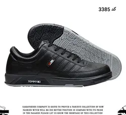 کفش اسپرت ونس  مدل تامی مردانه شیک و با دوام  مشکی تمام  با ارسال رایگان  3385