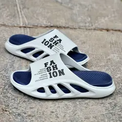 حراج  دمپایی مردانه پسرانه با کیفیت فوق العاده بالانرم و راحت رنگ طوسی  با ارسال رایگان