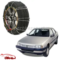 زنجیر چرخ آسان بست حلقه ای پژو 405 قفل قرمز ساخت آلمان