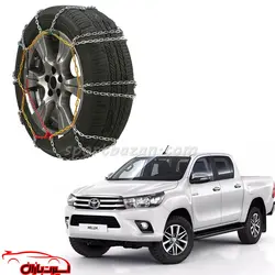 زنجیر چرخ آسان بست حلقه ای تویوتا هایلوکس قفل قرمز ساخت آلمان