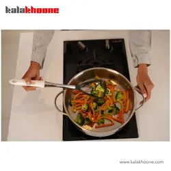 قاشق شیاردار استیل باریکو
