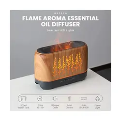 بخور هوا و پخش کننده اسانس و مرطوب کننده  هوا آروما مدل Airthereal Flame Diffuser with Remote Control