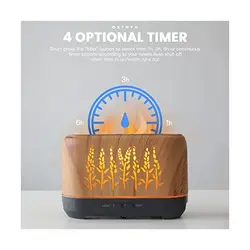 بخور هوا و پخش کننده اسانس و مرطوب کننده  هوا آروما مدل Airthereal Flame Diffuser with Remote Control