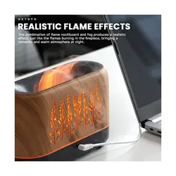 بخور هوا و پخش کننده اسانس و مرطوب کننده  هوا آروما مدل Airthereal Flame Diffuser with Remote Control
