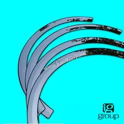 زه استیل دور گلگیر جک JAC J3