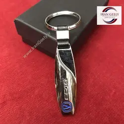 جاسوئیچی جدید استیل/چرم دراپ  Drop با لوگو چانگان