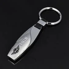 جاسوئیچی جدید استیل/چرم دراپ  Drop با لوگو مینی کوپر