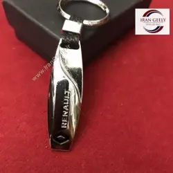 جاسوئیچی جدید استیل/چرم دراپ  Drop با لوگو رنو