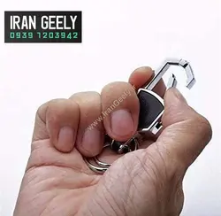 لاکچری چرم و استیل + ۲ حلقه و آویز لندروور