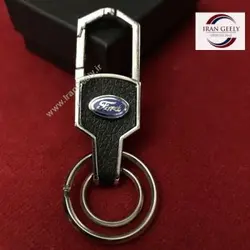 لاکچری چرم و استیل + ۲ حلقه و آویز فورد