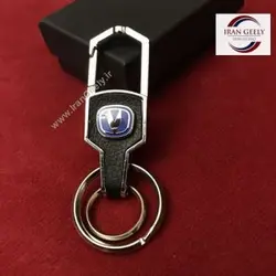 لاکچری چرم و استیل + ۲ حلقه و آویز چانگان