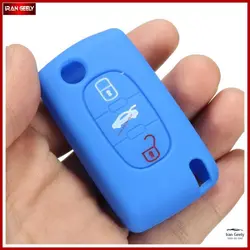 کاور ریموت ژله ای سیتروئن و پژو ۴۰۷ - ۳دگمه با آرم پژو