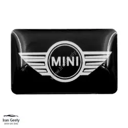 یک عدد برچسب  اپوکسی با لوگوی   Mini Cooper