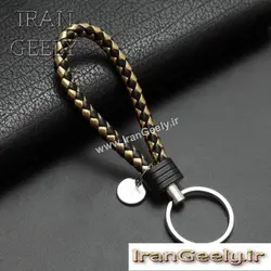 جا کلیدی چرم بافته - مدل 2