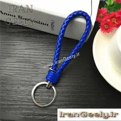 جا کلیدی چرم بافته - تک رنگ