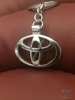 جاسوئیچی استیل با لوگو خودرو تویوتا