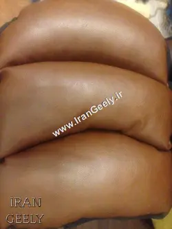 بالش چرمی کنسول وسط-شکلاتی