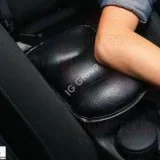 بالش چرمی کنسول وسط زرشکی