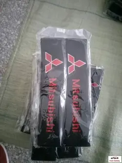 پد گلدوزی شده کمربند ایمنی با لوگو میتسوبیشی