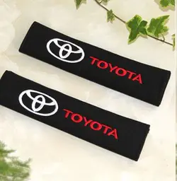 پد گلدوزی شده کمربند ایمنی با لوگو تویوتا