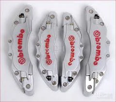 کاور ترمز برمبو وارداتی سایز کوچک نقره ای ۱۹ سانتیمتری