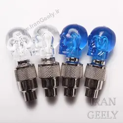 یک جفت فایر تایر طرح اسکلت RGB