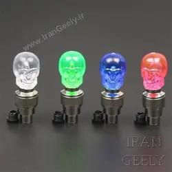 یک جفت فایر تایر طرح اسکلت RGB