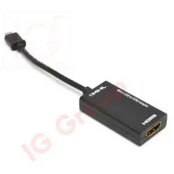 MHL Mirco USB to HDMI Cable HDTV Adapter