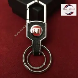 لاکچری چرم و استیل + ۲ حلقه و آویز فیات