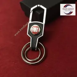 لاکچری چرم و استیل + ۲ حلقه و آویز فیات