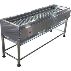 کباب پز تمام استیل برنر با چدن سنگین